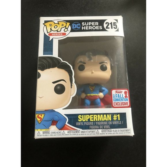 Funko DC POP! Superman #1 Exclusive Vinyl Figure #215 - Picture 2 of 6